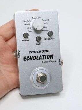 Coolmusic Echolation Delay Effects Pedal Multi-Mode Digital Echo Untested